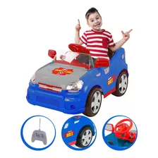 Mini Carro Elétrico Infantil Menina Controle Remoto 655