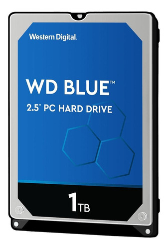 Disco Rígido Interno Western Digital  Wd10jpvx 1tb Azul