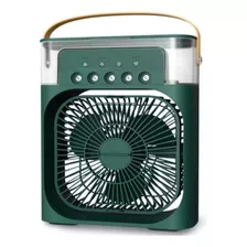 Climatizador Portátil Umidificador Fan Air Cooler Fan Verde-escuro