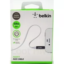 Cable Belkin 3.5mm Mixit Aux Cable P/móviles 3ft / 0.9 M 