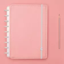 Caderno Inteligente Médio Rose Pastel