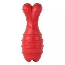 Petstages Grunt Fetch Stick Red Bunny Dog Toy - Sonido Y For
