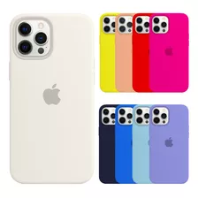 Carcasa De Silicona Para iPhone 12 Pro Max (colores)