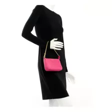 Bolsa Fendi Vitello Elite Crayons Pochette Rosa Original