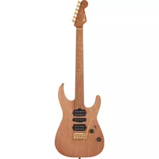 Guitarra Elétrica Charvel Pro-mod Dk24 Hsh 2pt Cm Nat Mah Color Nude Fingerboard Material De Escala Caramelizado Maple Orientação À Mão Direita