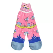 Medias Largas Little Twin Stars Sanrio Producto Oficial