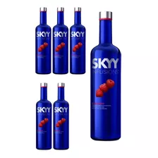 Vodka Skyy Raspberry X 6 Unidades. Quirino Bebidas