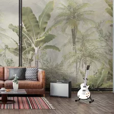 Papel De Parede Adesivo Floresta Tropical - Painel