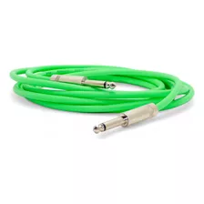 Cable Plug Plug 3 Metros Verde Fluor Higi Qualty Hamc Full 