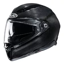 Capacete Hjc F70 Solido Carbon Preto. Somos Loja