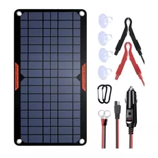 Oymsae 10w 12v Panel Solar Cargador De Batería De Automóvil 