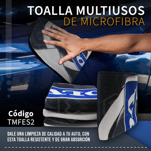 Toalla De Microfibra 55x40 Volvo C30 Xc60 Xc90 C40 Xc40 Ex30 Foto 2