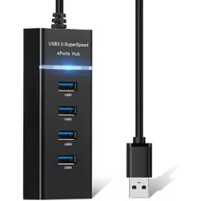 Hub Con 4 Puertos De Entrada Usb 3.0