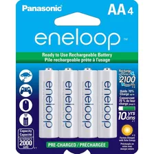 Pilas Recargables Aa Panasonic Eneloop, 2100 Ni-mh Aa 4uni.