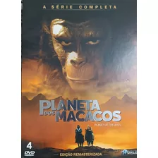 Box Com 4 Dvds Série Completa Do Planeta Dos Macacos 