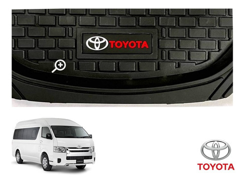 Tapetes 3d Logo Toyota + Cubre Volante Hiace 2014 A 2021 Foto 7