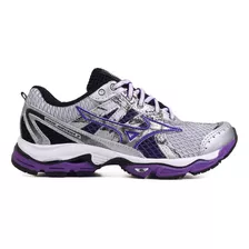 Tênis Mizuno Wave Nirvana 9 Color Branco/lilás - Adulto 36 Br