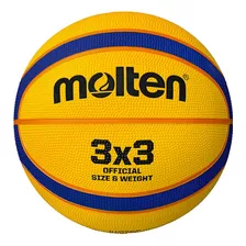 Pelota Basket Molten 3x3 Libertria #b33t2000 Goma Premium