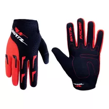 Guantes Wirtz Moto Motocross Mx Enduro Atv Mtb Wirtz Elevate Color Rojo Talle L