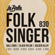 Encordado Para Guitarra Clásica La Bella Folk Singer 830