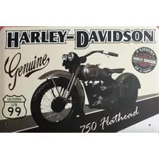 Carteles Metálicos Harley Davidson