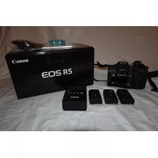 Canon Eos R5 45.0mp Cámara Mirrorless Negra Con Accesorio Co
