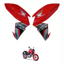 Par De Asas Cb Twister 250f 2021 Vermelha Original Honda 