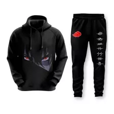 Conjunto Buzo + Pantalon Full 3d Naruto Itachi Shinobi