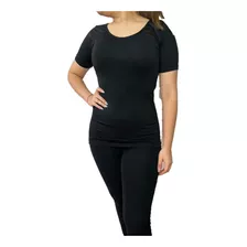 Blusa Lycra Manga Corta Jera Cuello Redondo