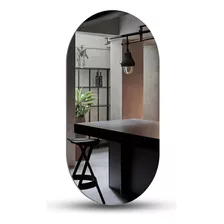 Espelho Oval 40x70 Lapidado Decoração Banheiro Sala Quarto