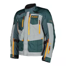 Campera Moto Touring Klim Carlsbad Petrol Strike Orange Bamp