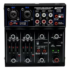 Mixer Stream Mix 2 Lexsen Interface Usb Bluetooth 2 Canais 110v/220v