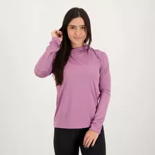 Camiseta Area Manga Longa Ronda Feminina Violeta