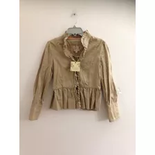 Chaqueta Marca Tatianne Talla Xs Color Beige