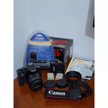 Canon Xsi 450d 18-55 Grip 2 Baterias