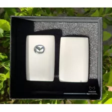 Carcasas De Llave Blancas Para Mazda 3 Y Cx30 2020-2022