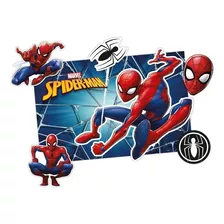 Kit Painel Festa Homem-aranha Decoração Spider-man Regina