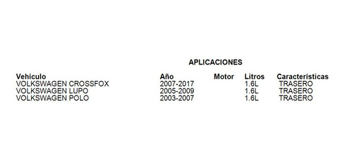 Tambor Trasero Volkswagen Polo 2003 1.6l Brembo Foto 3