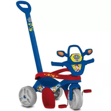 Triciclo Mototico Patrulha Canina Bandeirante Pedal Azul 12m