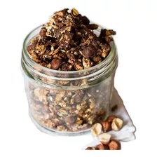 Granola Mix Avellana- Cacao, Sin Azúcar, Vegana, 250gr