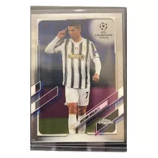 Cristiano Ronaldo Tarjeta Topps Chrome Uefa Champions 