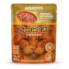 Special Cat Sachê Gatos Adultos Frango Ao Molho 85g 