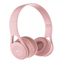 Auriculares Havit Plegables Rosa Con Microfono Manos Libre