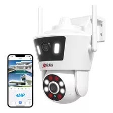 Cámara De Seguridad Wifi Ip 4mp De Doble Visión