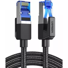 Ugreen Cable Ethernet Cat 8 De 6 Pies, Trenzado De Velocidad