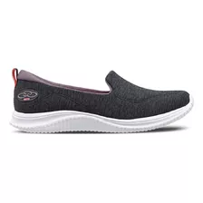 Tênis Feminino Casual Mantra Slip On Preto, Branco E Violeta Tamanho 34 Olympikus