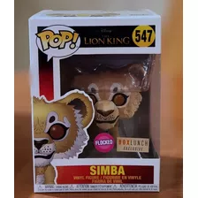 Funko Pop Simba 547 Flocked Exclusivo Boxlunch The Lion King