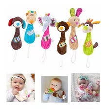 Prendedor Para Chupeta Pelúcia Nûby Pacifier Clip Friends