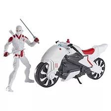 Figura Y Vehículo Storm Shadow Con Moto Sigilosa G.i. Joe Sn