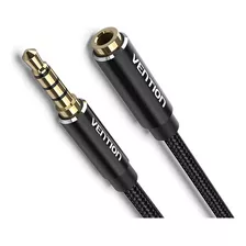 Cable Extensor Audio 3.5mm Macho A Hembra Microfo 2m Vention